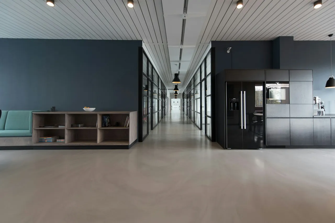 Hospitality interior balancing character and consistency